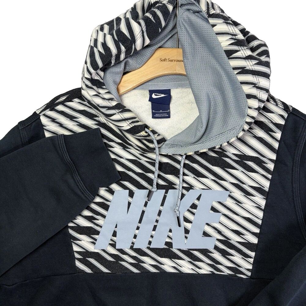 Nike Club Pullover Hoodie Mens Medium Multicolor Long Sleeve Activewear Gym Run